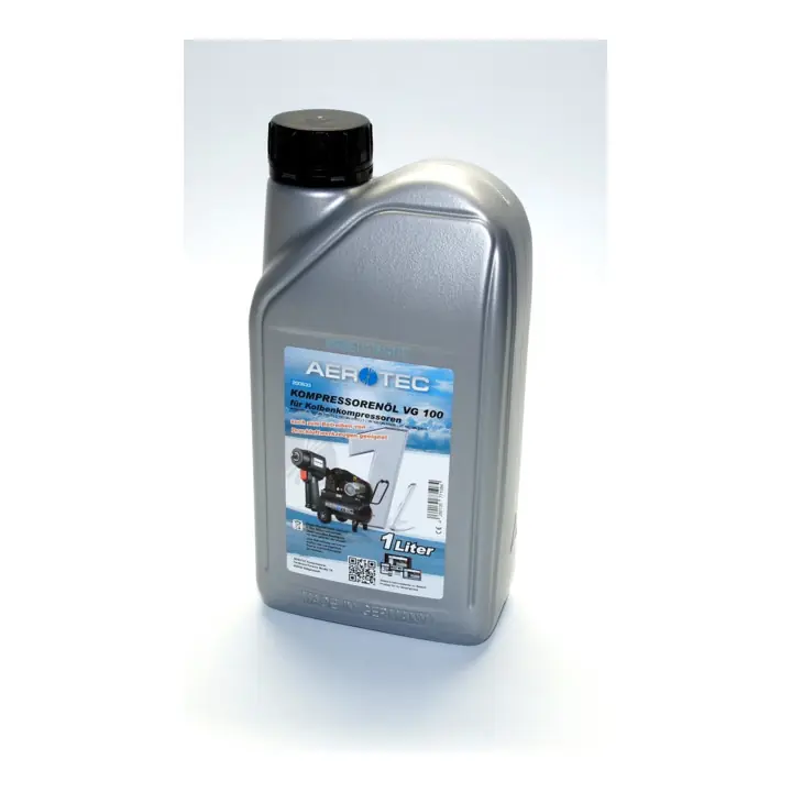 Marque Huile pour compresseur Aerotec VG 100 pour compresseurs à piston 1 litre