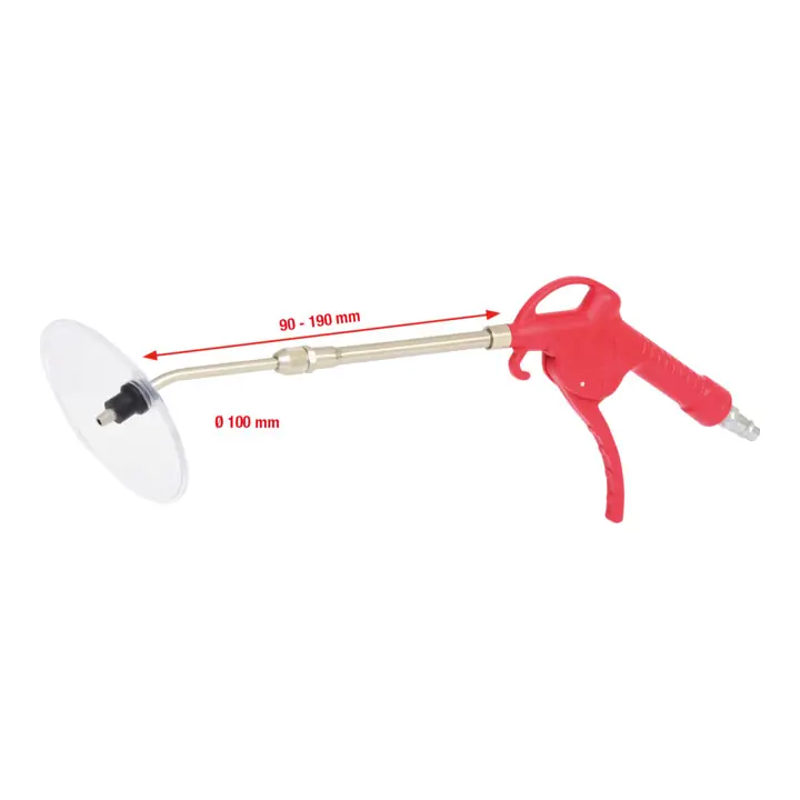 Soufflette à bras téléscopique avec ecran de protection, 90-190mm Promotion