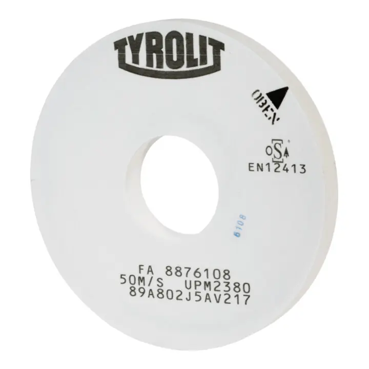 Édition Limitée TYROLIT Meule de précision pour rectification cylindrique e x térieure D x T x H (mm), 500 x 60 x 203,2, Type : A80, 594565 A80