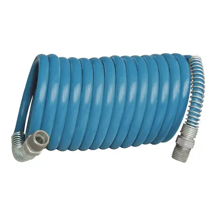 Nouveauté Set de tuyaux spiralés D. int. 10 mm D. ext. 12 mm L. 7,5 m polyamide EWO
