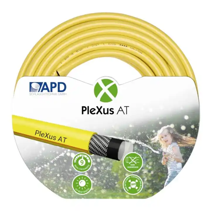 Meilleur Prix Wasserschlauch Plexus AT jaune, 1/2", 25 m avec 2 raccords à griffes APD