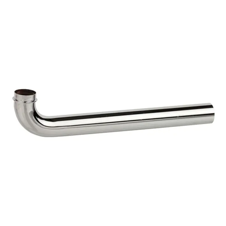 KIRCHHOFF Coude de décharge, 1 1/4&Prime; x 300 mm x 32 mm Chrome Livraison Express