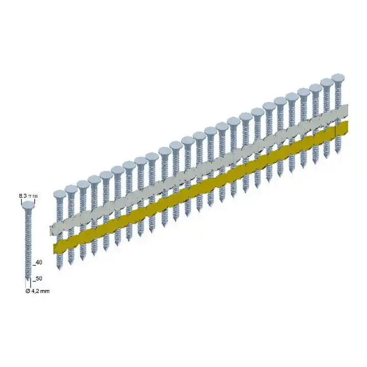 Achat Immédiat PREBENA Clous d&rsquo;ancrage, 2000 pcs ANK40/50NKRI