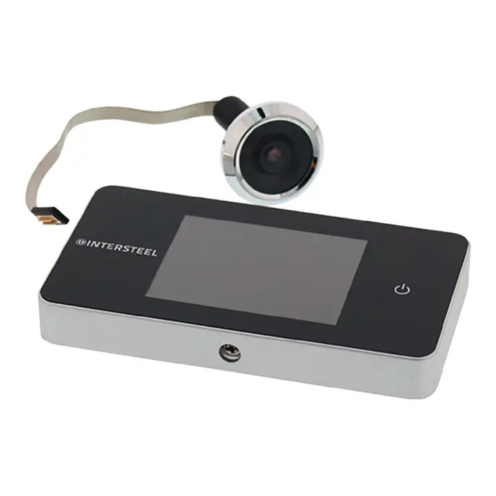 Digital Door Spy Basic Ku. argent 100degrés 38mm/110mm Marque