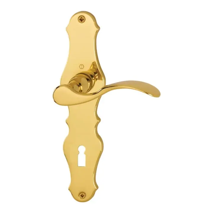 Garantie Incluse Hoppe set de plaques longues Weimar M112SLNN/2007 MS F71 PZ 72mm DIN L/R