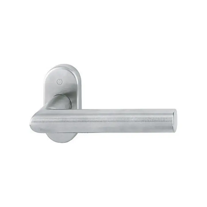 HOPPE Poignée demi-ensemble Amsterdam E1400F/55,ov.,VK8 acier inox mat Livraison Mondiale