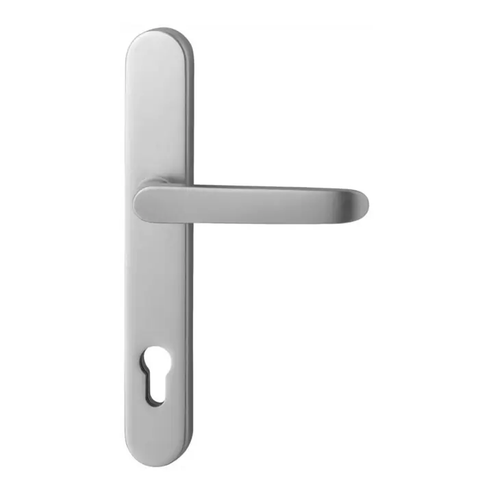Super Prix edi Garniture de porte Kronos, 2005/9035, PZ, plaque longue ovale 8/92, acier inoxydable