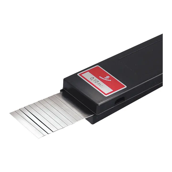 Acheter En Ligne Hasberg Jeu de feuilles calibrées, 10 pc. 50×300 mm, Acier C, Epaisseur: 0,05 mm
