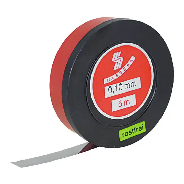 Affaire À Saisir Hasberg Clinquant 12,7 mmx5 m, inoxydable, Epaisseur: 0,4 mm
