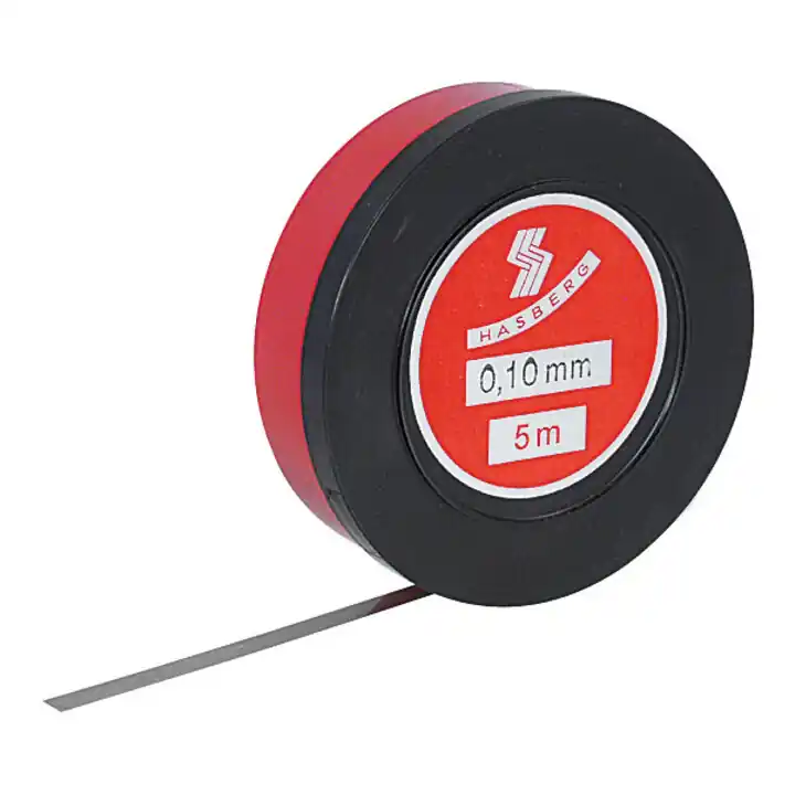 Acheter En Ligne Hasberg Clinquant 6 mmx5 m, Acier C, Epaisseur: 0,05 mm