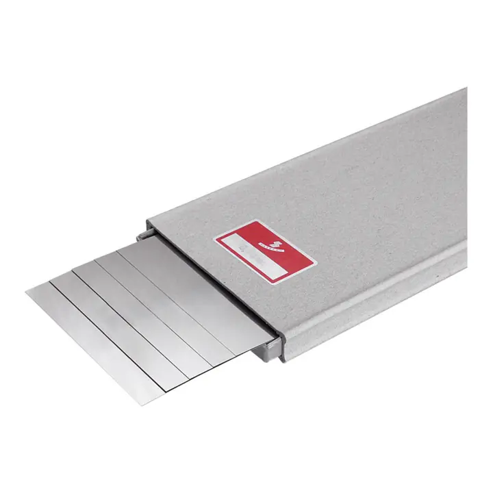 Commander Vite Hasberg Jeu de feuilles calibrées, 5 pc. 100×500 mm, inoxydable, Epaisseur: 0,6 mm