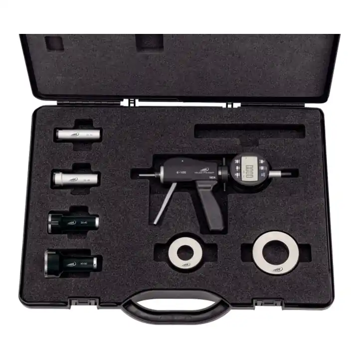 Prix Bas Helios-Preisser Pistolet de mesure intérieur numérique 3 points 50 - 100 mm Set