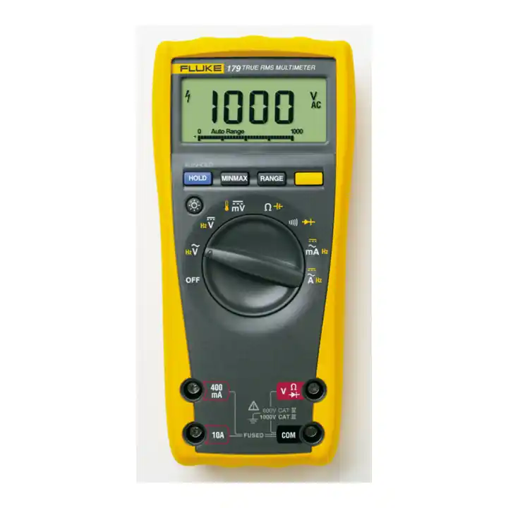 Multimètre numérique Fluke 179 avec rétroéclairage et mesure de la température Prix Promo