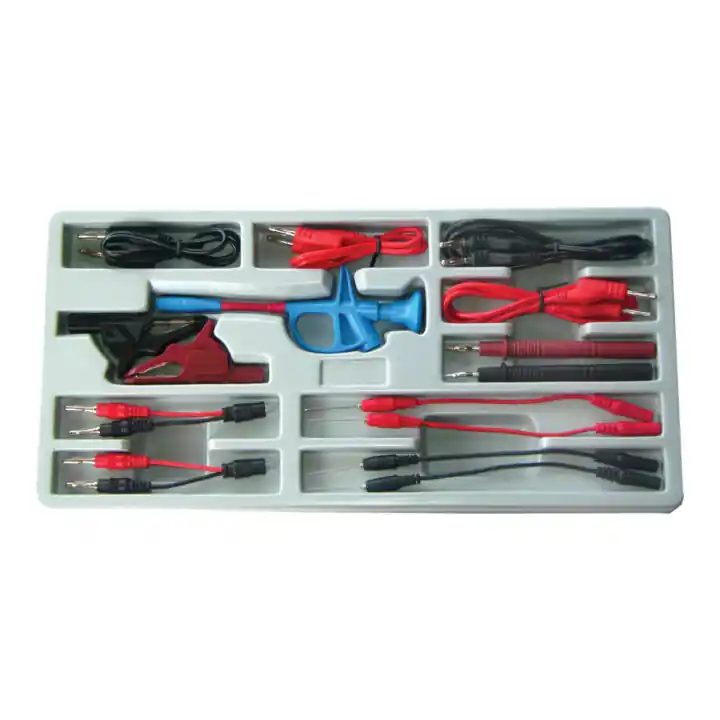 Assortiment de câbles de test et accessoires 15 pièces BGS Pas Cher