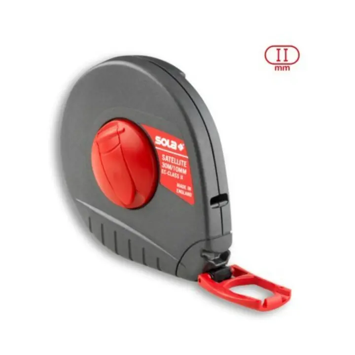 Meilleure Qualité Sola Ruban à mesurer à capsule L.20m l.10mm blanc laqué Précision II