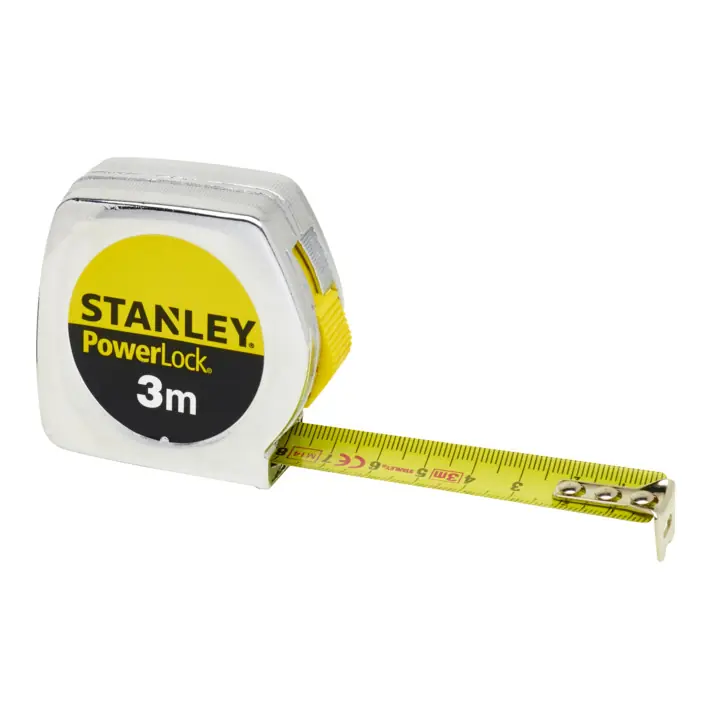 Ruban à mesurer Stanley Powerlock plastique 3m/12,7mm Solde
