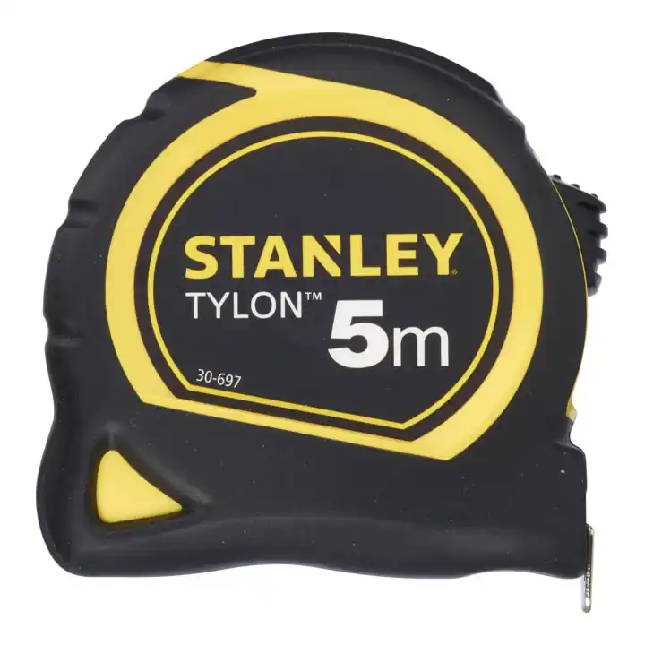 Mètre-ruban de poche Stanley Tylon L. 5 m l. de bande 19 mm mm/cm EG II plastique Nouvel Arrivage