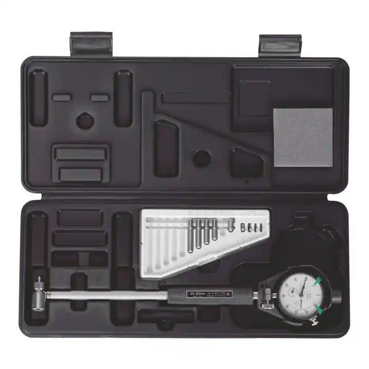 Certifié MITUTOYO Vérificateur d'alésage de précision avec comparateur, Plage de mesure : 18-35 mm