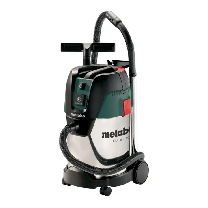 Édition Limitée Aspirateur universel Metabo ASA 30 L PC Inox avec nettoyage manuel du filtre