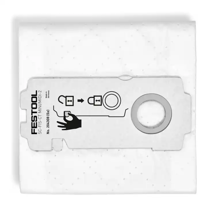 Sac de filtrage Festool SELFCLEAN SC-FIS-CT MINI/MIDI-2/5/CT15 Édition Limitée