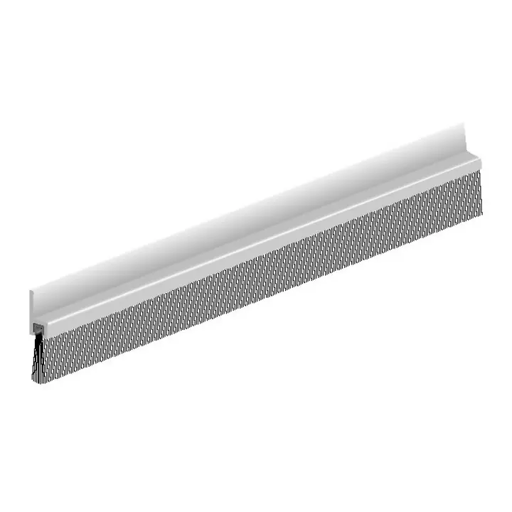 Acheter Direct ELLEN Joint de seuil de porte alu IBS 39 250cm avec brosse PP