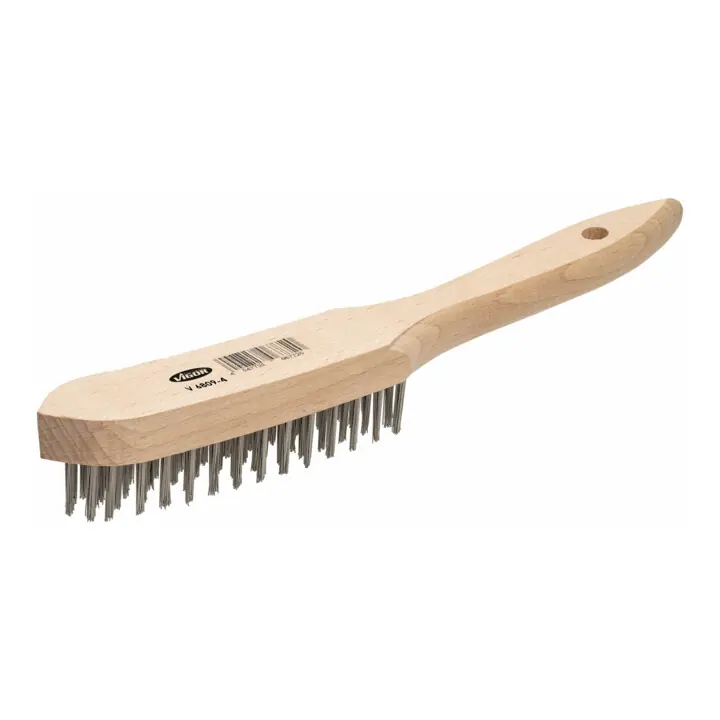 VIGOR Brosse métallique d'acier 4 rangées V6809-4 Soldes