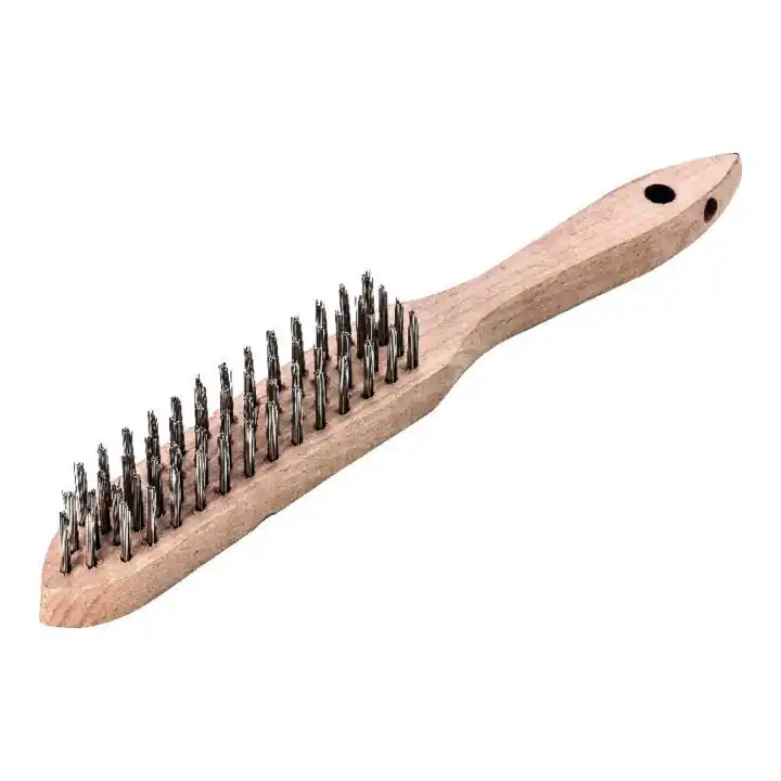 Lessmann Brosse à main fil lisse V4A 4 rangs 0,3 mm Satisfait Ou Remboursé