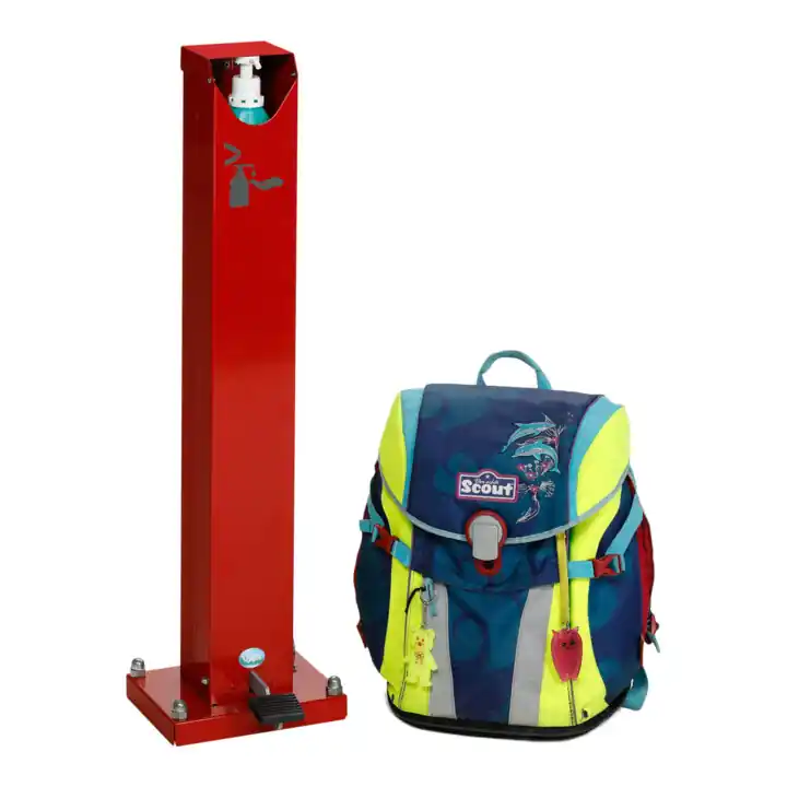 Bon Marché Distributeur de désinfectant pour les mains HDS 85 avec pédale rouge Var