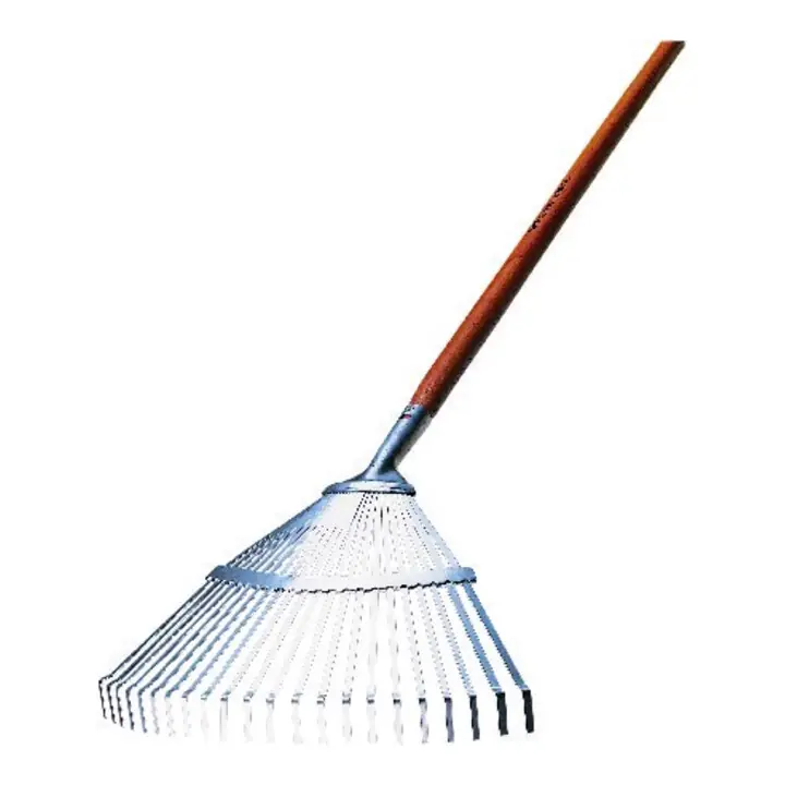 Super Prix SHW Rex balai à feuilles fixe avec manche en frêne