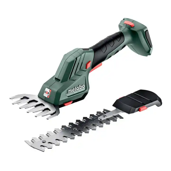 Vente Directe Cisailles à arbustes et à gazon à batterie Metabo SGS 18 LTX Q metaBOX 145 L