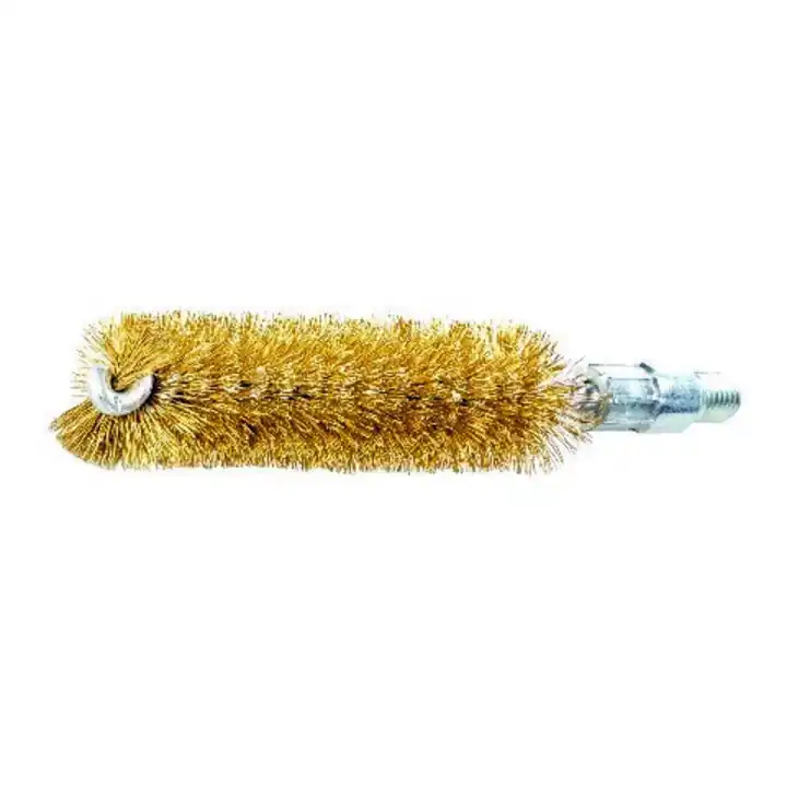 Acheter En Ligne LESSMANN Brosse pour tube L.115mm D.14mm fil de laiton ondulé poils L.80mm