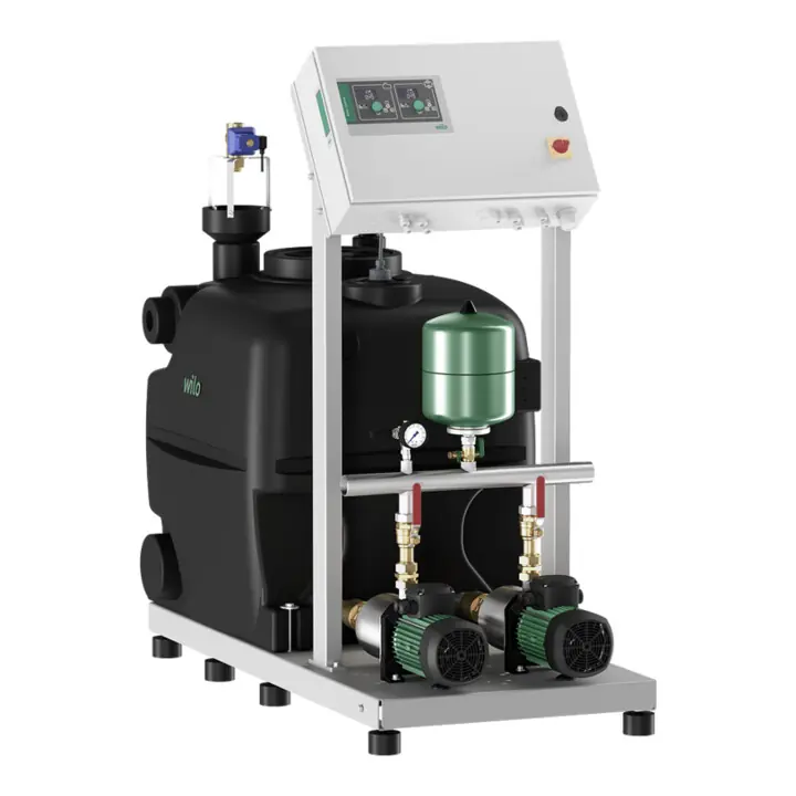 Satisfait Ou Remboursé Wilo Système d'utilisation d'eau de pluie RainSystem AF400- 2Medana L604/EC2+1, 1,1 kW, 400 V, 50 Hz