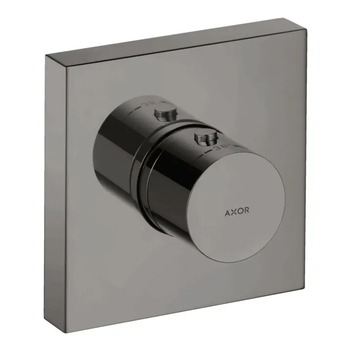 hansgrohe Axor Starck Set de montage complet Thermostat encastré, angle, chrome noir poli Top Vente