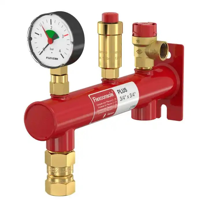 Must-Have Flamco Fixation murale Flexconsole Plus Rp 3/4xRp 3/4, o Flexf.-Schnellkpl., 3 b