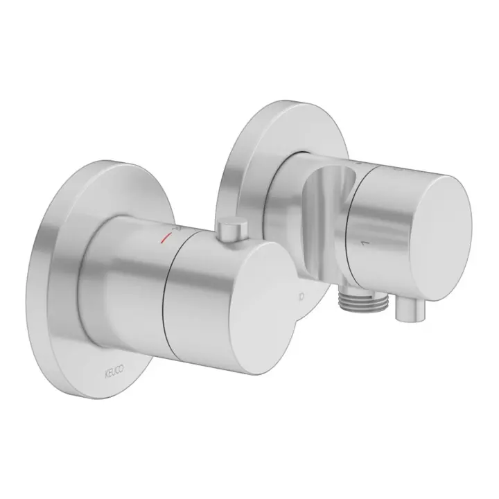 Keuco Kit de montage prêt Plan blue UP-THM, SA, Hlt, pour 2 consommateurs, alu./finition Populaire