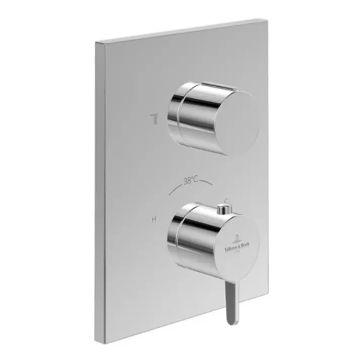 V&B Kit de montage Conum UP-Thermostat avec régulation 1 débit, WD, chromé Prix Bas