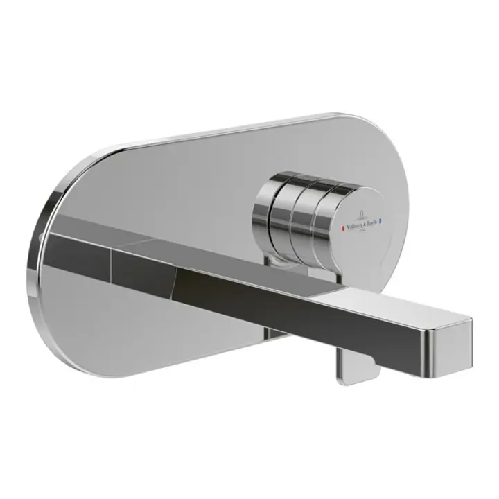 Nouvel Arrivage V&B Set de montage prêt Architectura robinet lavabo encastré, avec vidage poussoir, chromé