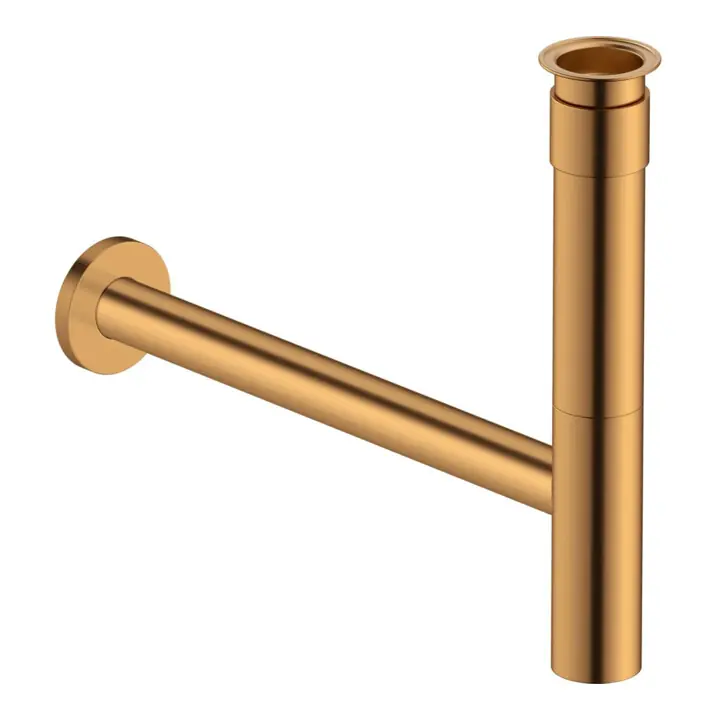 Artisanat Duravit Siphon design pour lavabos, bronze brossé