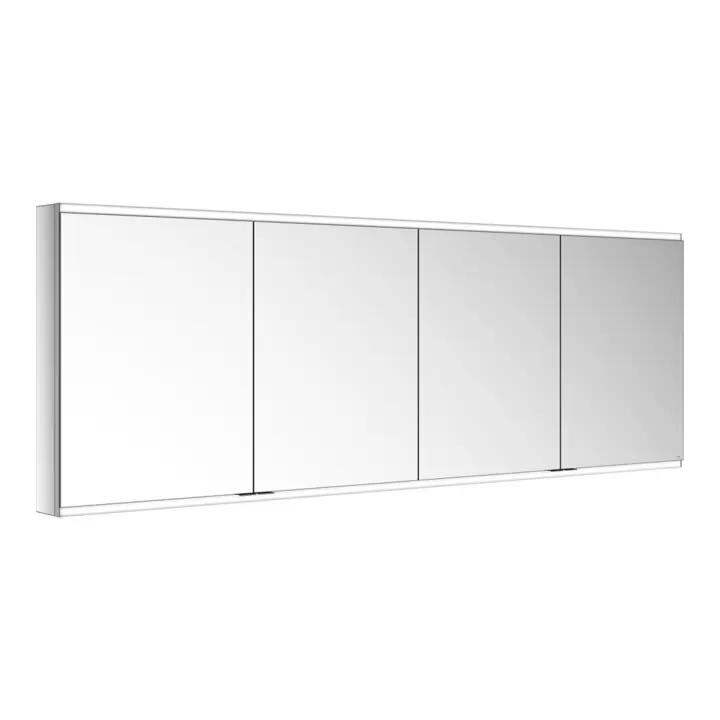 Keuco Vis à panneau Royal Modular 2.0 éclairé 210x70x12cm, sans prise, meuble suspendu, 4 portes Prix Cassé