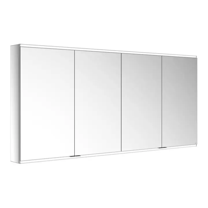 Keuco Spanplattenschraube Royal Modular 2.0 éclairé 200x90x16cm, sans prise, devant, 4 portes Prix Cassé