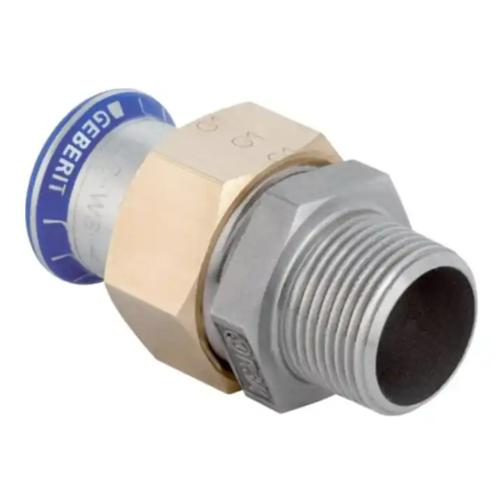 Meilleure Qualité Geberit raccord de transition Mapress d 15xR 1/2, labs-f, m AG, acier inoxydable