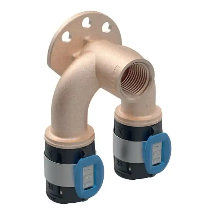 Geberit Coude double raccord FlowFit d= 25mmxRp 1/2x25mm, 52mm, 90° Petit Prix