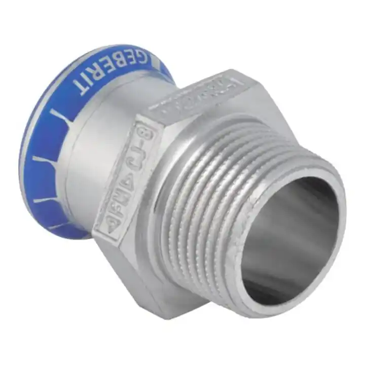 Meilleur Choix Geberit pièce de transition Mapress d 22 mm x R 3/4, labs-f, m AG, acier inoxydable