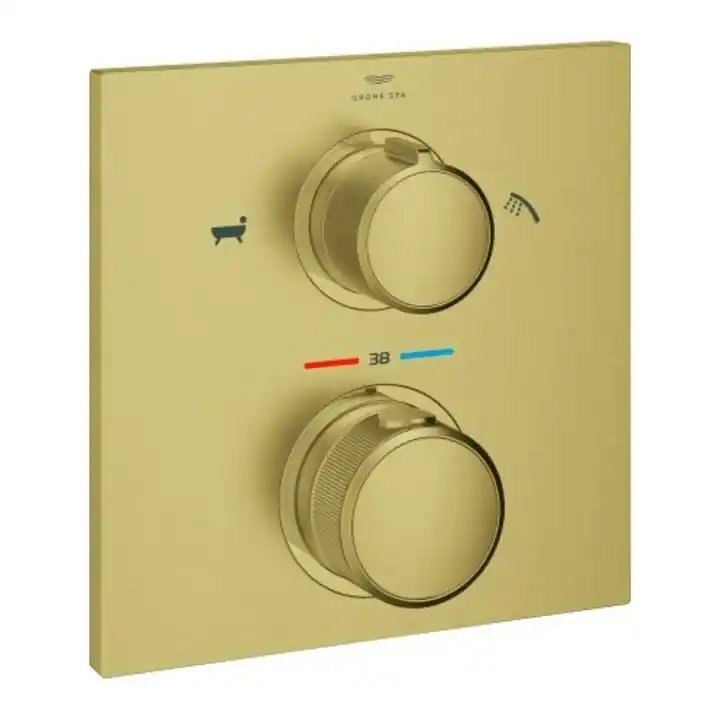 Grohe Kit de montage complet Allure C sunr geb., pour thermostat baignoire, 2 voies Artisanat