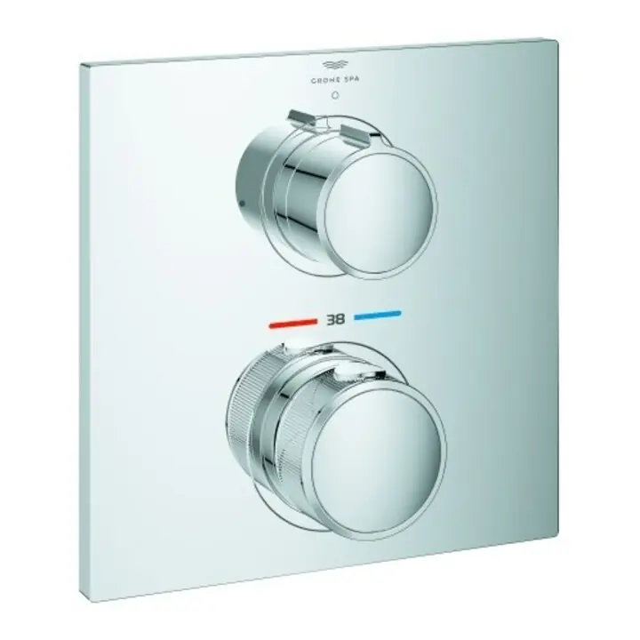 Grohe Kit de montage Allure UP-THM, avec 1 robinet d'arrêt, chrome Livraison Gratuite
