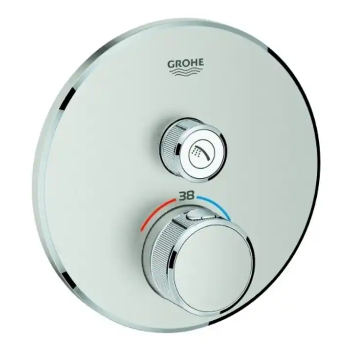 Grohe Kit complet Grohtherm Smartcontrol superposé, rond, UP-THM, 1 vanne d'arrêt Acheter En Ligne