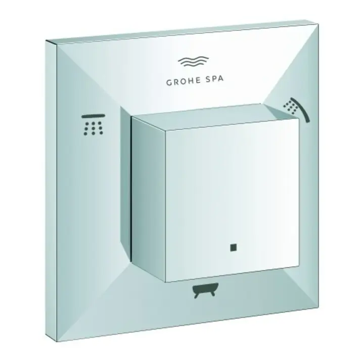 Commander Vite Grohe Kit de montage Allure Brilliant UP avec commutateur 5 voies, chrome