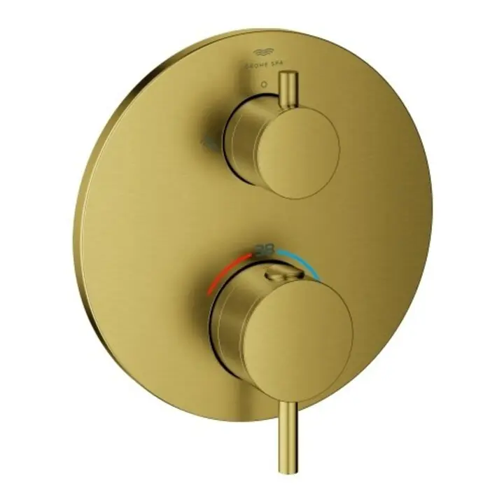 Bon Plan Grohe Ensemble de montage prêt Atrio UP-THM, avec commutateur 2 voies int., C sunr geb.