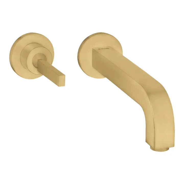 hansgrohe Axor Citterio Ensemble de montage Robinet mitigeur lavabo encastré, poignée à broche, A 220 mm, b g opt Quantité Limitée