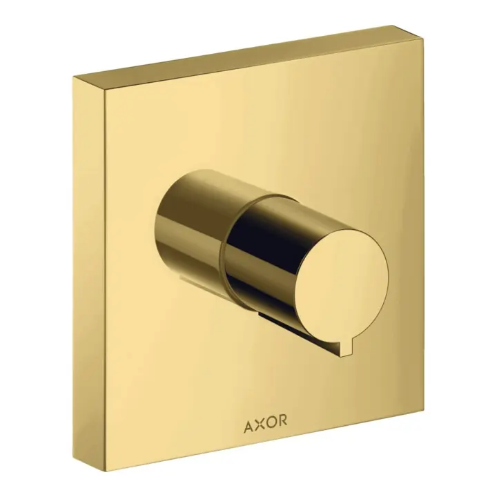 Commande En Gros hansgrohe Axor Starck Kit de montage prêt à poser Vanne d'arrêt encastrée, angle, or poli
